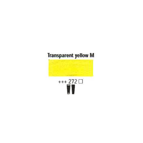 Acrylfärg Transparent yellow M nr272