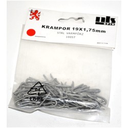Krampor 19x1,75mm  100st