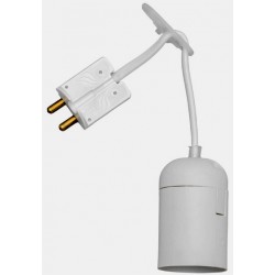 AIRAM Målarelampa E27 med uttag + kabel 11cm
