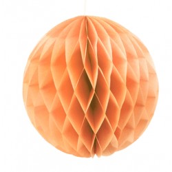 Hängdekoration Ø35cm i papper orange