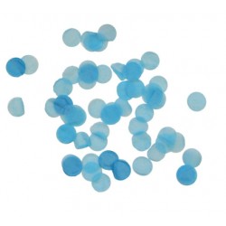 Papperskonfetti cirklar blå 24g
