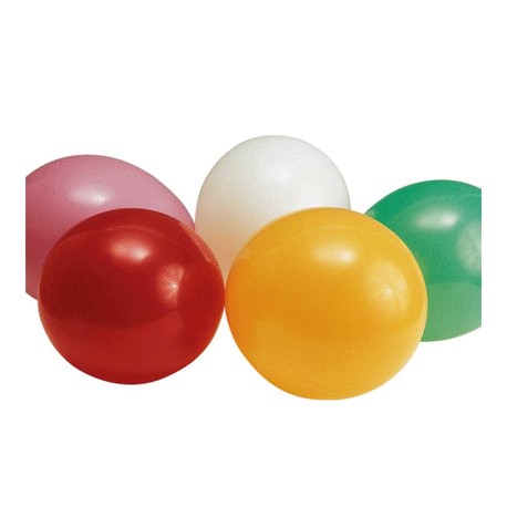 100pk mixade färger passar även för helium Ø30cm 95cm