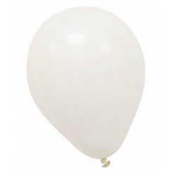 100pk vita ballonger passar även föt helium Ø30cm 95cm