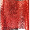 Decor rulle 28x250cm röd paljettglitter