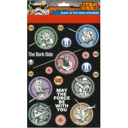 Star wars 4 självlysande stickers