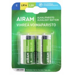 VIHREÄ VOIMA BATTERI LR14 C 2/BL